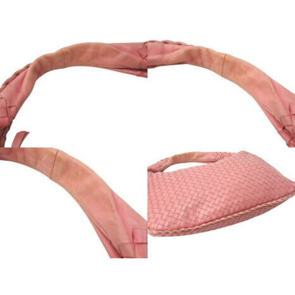 Bottega Veneta Intrecciato Hobo Hobo Shoulder Bag Pink Leather - Picture 5 of 8